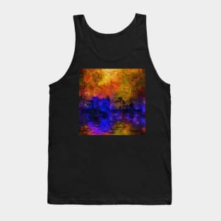 Asian abstract silhouettes Tank Top